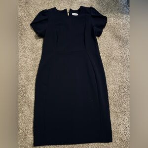 Calvin Klein Midnight Blue Long Sleeve Dress